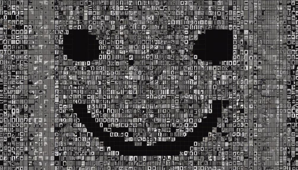 creating faces with ascii