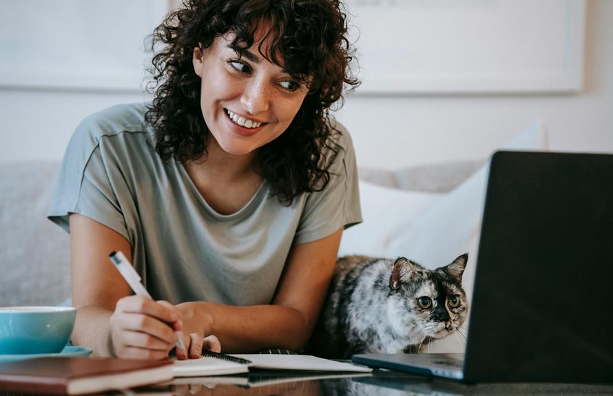 feline themed computer accessory